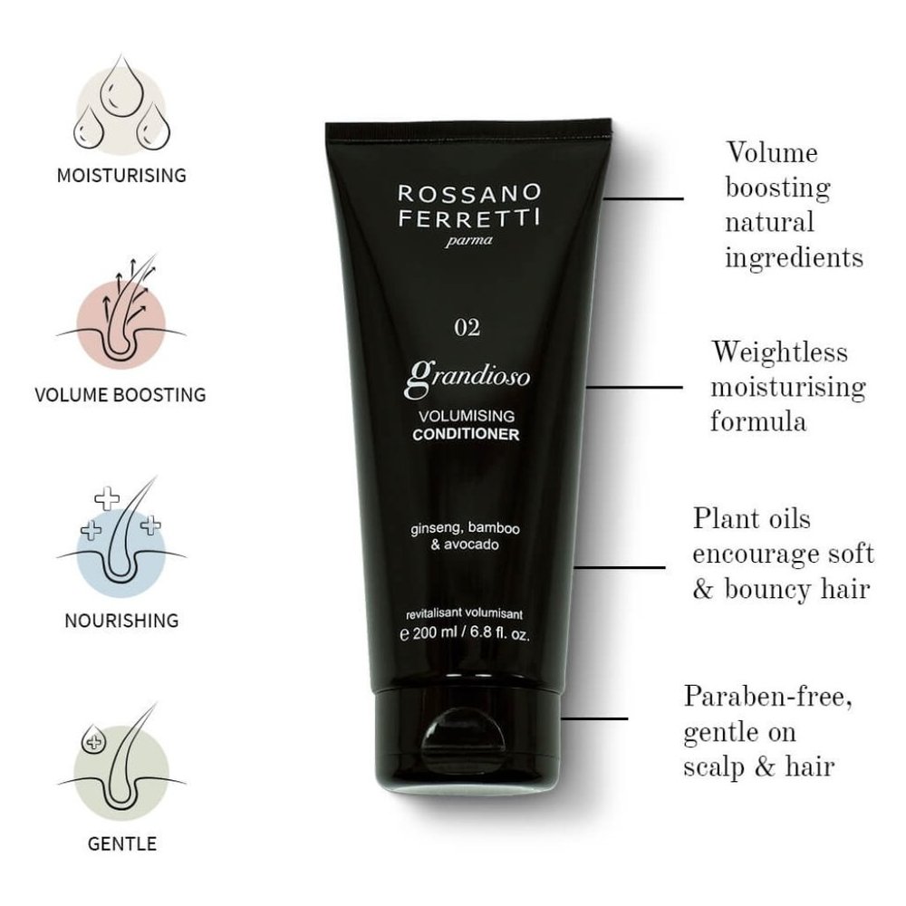 Rossano Ferretti Volumising Conditioner 200ml 6.8oz NWT
